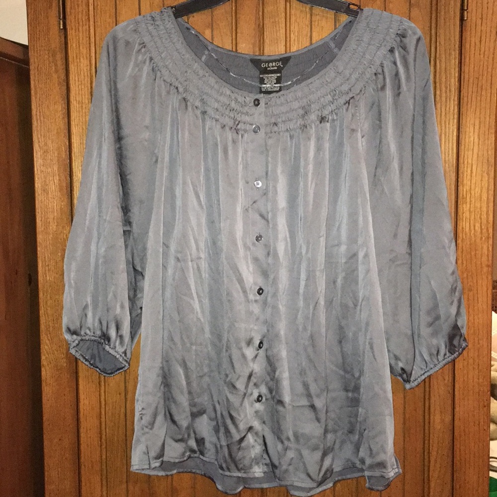 George Beautiful Silky Blouse